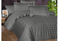 Постельное белье сатин delux First Choice - Dark Royce Storm (Турция), евро